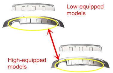 China Placas de parachoques de la resbalón del acero inoxidable para la base de rueda larga Volkswagen Tiguan 2013 proveedor