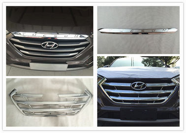 China Estampación de rejilla delantera y banda de guarnición del capó para Hyundai New Tucson 2015 2016 proveedor