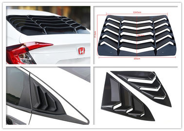 China Obturadores posteriores y laterales del estilo del deporte de la ventanilla del coche para Honda Civic 2016 2018 proveedor