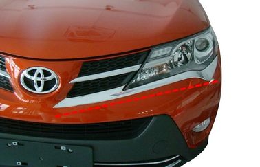 China Los biseles durables de la linterna de Chrome para Toyota RAV4 2013, la lámpara principal más baja adornan proveedor