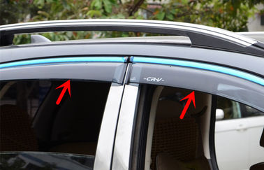 China Viseras 2012, desviaciones de la ventanilla del coche de HONDA CR-V del viento de la raya del ajuste del acero inoxidable proveedor