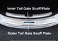 Acero inoxidable Puertas iluminadas Puertas de cola Puerta de cola Placa de deslizamiento Para Hyundai Elantra 2016 Avante proveedor