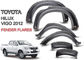 La rueda ancha negra de la mejora arquea las llamaradas de la defensa para TOYOTA HILUX 2012 - Vigo 2014 proveedor