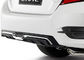 Equipos autos Honda nuevos 2016 cívicos del cuerpo del reemplazo 2018 fibras de carbono del difusor del parachoques trasero proveedor