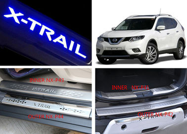 China NISSAN X-TRAIL 2014 2017 puertas posteriores y placas de acero del desgaste del travesaño de la puerta lateral proveedor