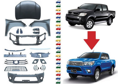 China Revestimiento facial para Toyota Hilux Vigo 2009 y 2012, actualización de los kits de carrocería a Hilux Revo 2016 proveedor