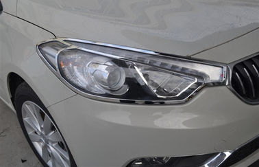 China Marcos de los faros de los coches de cromo, Kia K3 2013 2015 tapa de la lámpara de la cabeza guarnición proveedor
