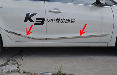 China Piezas autos del ajuste del cuerpo del cromo para el ajuste que moldea de la puerta lateral 2015 de Kia K3 2013 proveedor