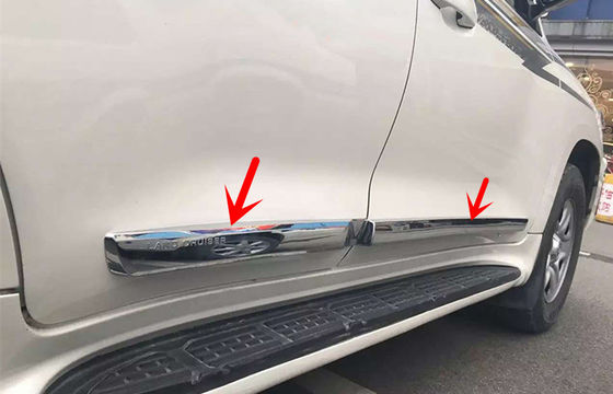 Un buen precio. TOYOTA New LC200 2015 2016 Exterior Auto Cuerpo de recorte de piezas Todas las molduras laterales cromadas en línea