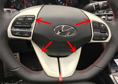 Un buen precio. Grano de volante interior de automóviles cromado para el Hyundai Elantra 2016 Avante en línea