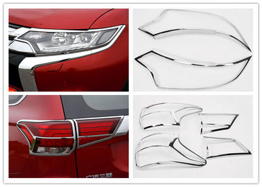 Un buen precio. MITSUBISHI Car Headlight Covers, New Outlander 2016 Chromed Head Lamp Bezel y Lamp de cola moldeado en línea