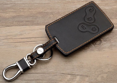Un buen precio. Accesorios para autos Renault, bolso de llaves de cuero con gancho cromado. en línea