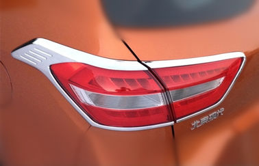 Un buen precio. Coberturas de faros de coches de cola de Chrome ABS para Hyundai ix25 2014 Decoración del borde de la luz trasera en línea