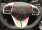 Grano de volante interior de automóviles cromado para el Hyundai Elantra 2016 Avante proveedor