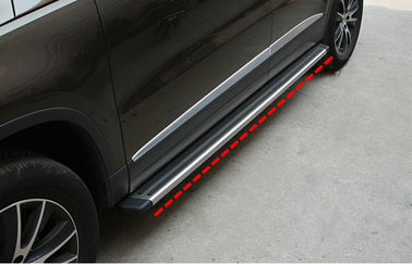 Un buen precio. Tablas de marcha de vehículos de acero inoxidable para Volkswagen Tiguan, versión de base de ruedas largas en línea