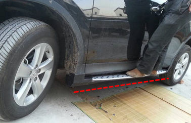 Un buen precio. Tablas de correr de estilo granulado Barras de paso lateral automáticas para Toyota RAV4 2013 2014 en línea