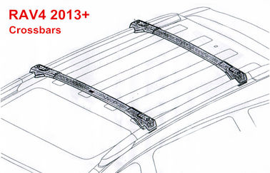 Un buen precio. Barras cruzadas de estilo OE para el 2013 2016 Toyota RAV4 Racks de portaequipaje en el techo en línea