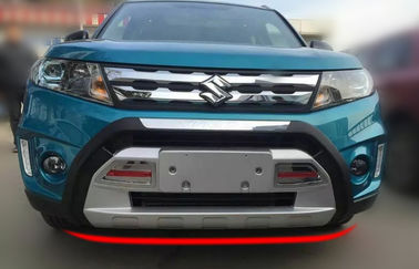 Un buen precio. Suzuki New Vitara 2015 2016 Protección del parachoques delantero y trasero Negro y plateado en línea