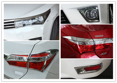 Un buen precio. COROLLA 2014 Faros de automóviles cromados cubre luz trasera guarnición y lámpara de niebla en línea