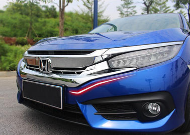 Un buen precio. HONDA Civic 2016 piezas de decoración exterior, moldura de rejilla frontal en línea