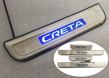 Un buen precio. Las placas de los umbrales de las puertas laterales de luz azul LED duraderas para Hyundai IX25 CRETA 2014 2015 en línea