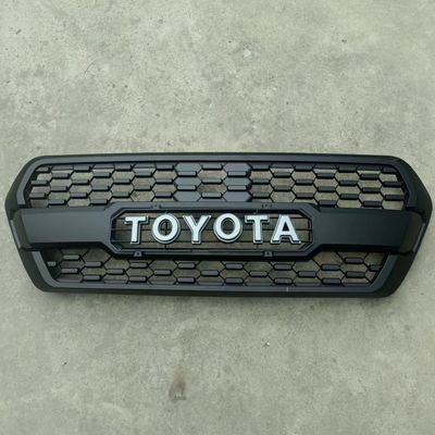 Un buen precio. Cubierta de rejilla delantera negra de plástico ABS ligero para mejorar la apariencia del vehículo TOYOTA TACOMA 2016-2020 en línea
