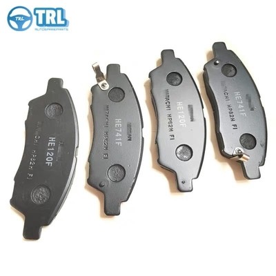 Un buen precio. Pads de freno de automóvil de 142 mm Nissan X Trail Pads de freno de fricción con paquete estándar en línea