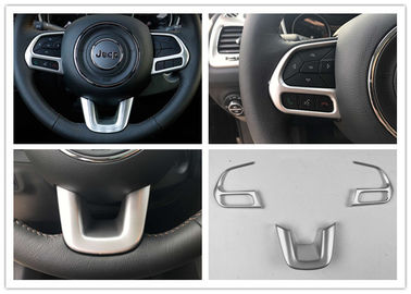 Un buen precio. Plastic ABS Auto Interior Trim Parts Volante Guarnición de cromo para Jeep Compass 2017 en línea
