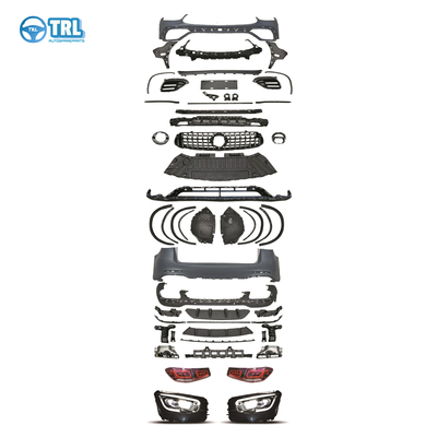 Un buen precio. Mercedes Benz GLC W256 2016-2019 Actualización a AMG Kit de cuerpo completo de plástico / acero para la modificación del cuerpo del automóvil establece la transformación definitiva en línea