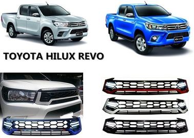 Un buen precio. Los fabricantes actualizan la parrilla delantera con luz diurna para Toyota Hilux Revo 2015 2016 en línea