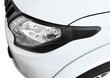 Un buen precio. Accesorios duraderos Marcos de faros de cromo negro para Mitsubishi Triton L200 2015 2018 en línea