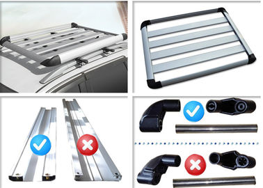 Un buen precio. Racks universales para el techo de automóviles, portaequipaje de techo de aleación de aluminio con dos asas en línea