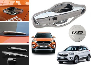 Un buen precio. Hyundai 2014 2015 2019 Creta IX25 Capa del tanque de combustible cromado tapa, tapa del mango, tapa del espejo en línea