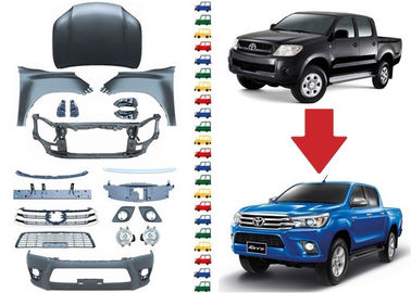 Un buen precio. Revestimiento facial para Toyota Hilux Vigo 2009 y 2012, actualización de los kits de carrocería a Hilux Revo 2016 en línea