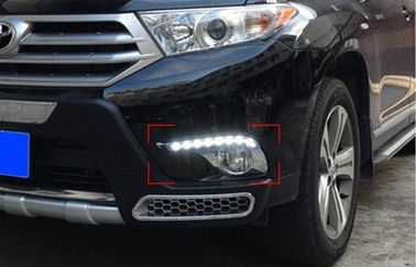 Un buen precio. Luz LED diurna para Toyota Highlander 2012 2013 con borde cromado en línea