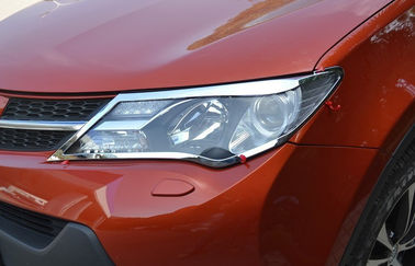 Un buen precio. Marcos de faros de alta precisión de cromo para Toyota RAV4 2013 / 2014 en línea