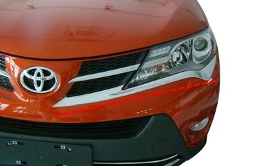 Un buen precio. Marcos de faros cromados duraderos para Toyota RAV4 2013, lámpara de cabeza guarnición inferior en línea