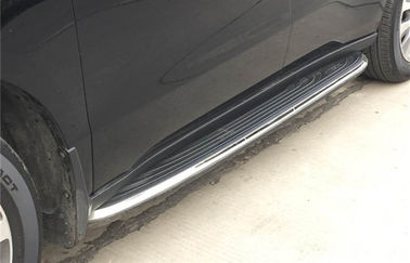 Un buen precio. Tipo OEM Barras de paso lateral para ACURA MDX 2014 2015, caucho antideslizante y cromo en línea