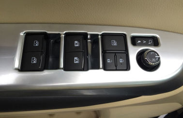 Un buen precio. Piezas de recubrimiento de interiores de automóviles Chrome para Highlander Kluger 2014 2015 Portada de interruptor de ventana en línea