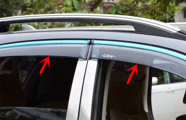 Un buen precio. HONDA CR-V 2012 Visores para ventanas de automóviles, acero inoxidable con barras de viento en línea